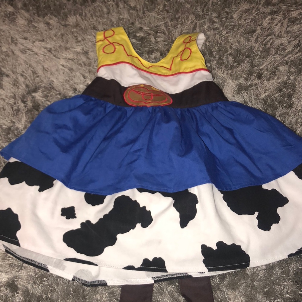 Custom made Jessie dress (Toy Story Cartoon)